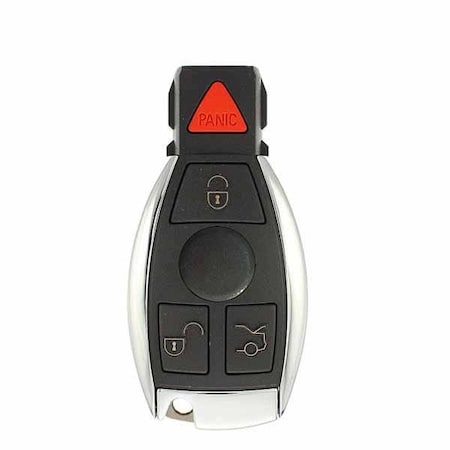 Keyless Factory Keyless Factory: Mercedes Benz 1997-2014 / 4-Button Fobik Key Shell / IYZ-3312 RHS-MDS-FBK